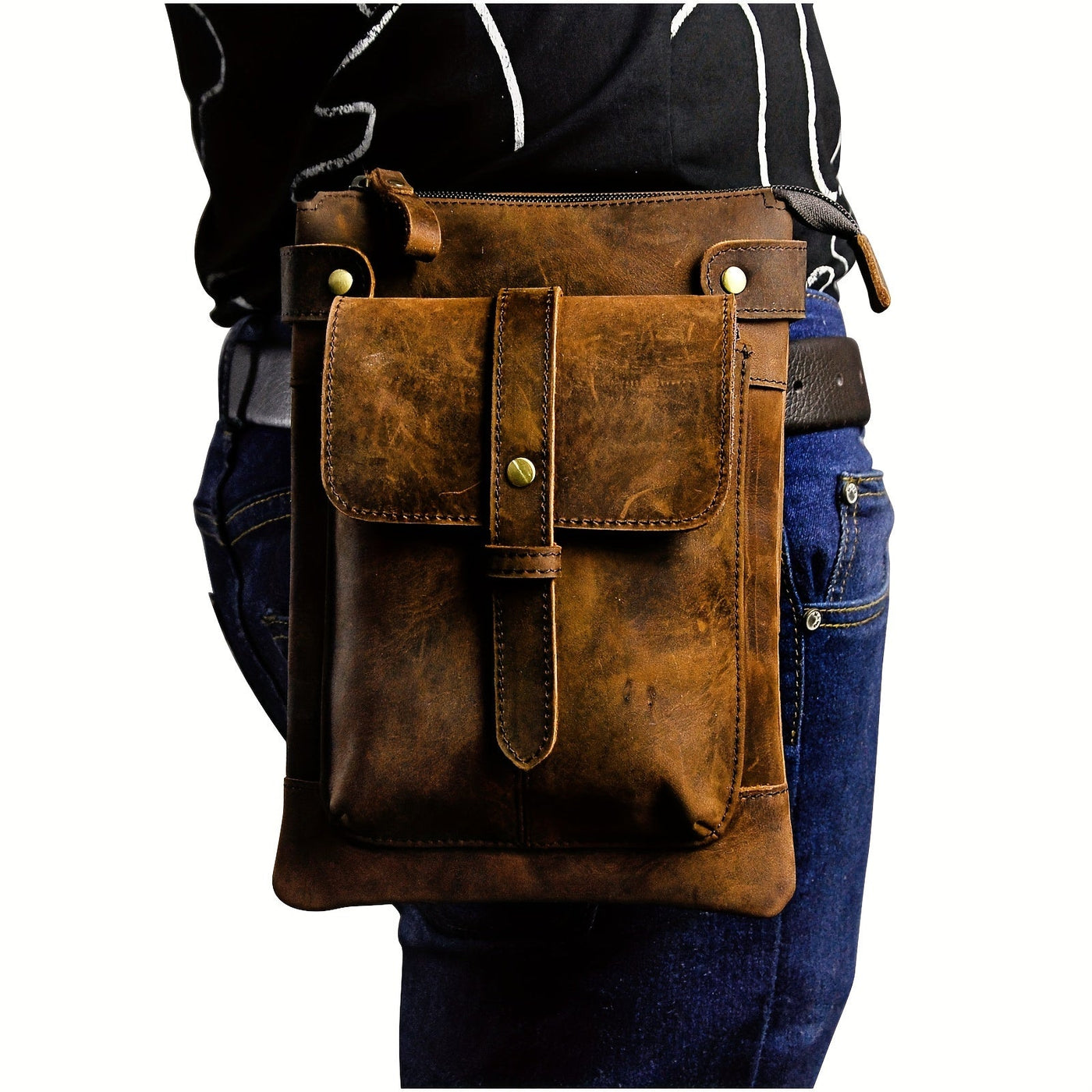 Benjamin | Vintage Genuine Leather Belt Bag