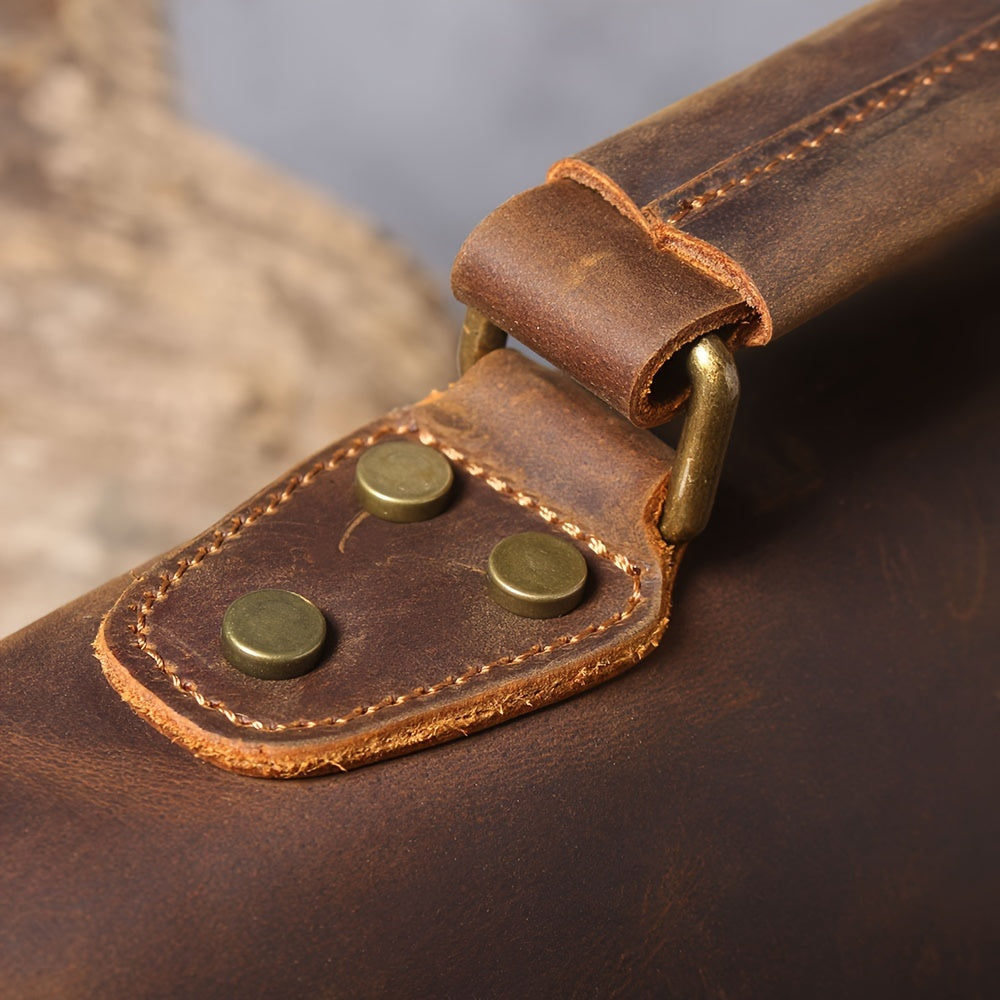 Charles | Genuine Leather Men's Briefcase Messenger Bag