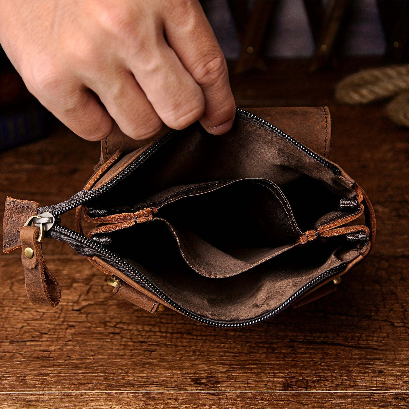 Benjamin | Vintage Genuine Leather Belt Bag