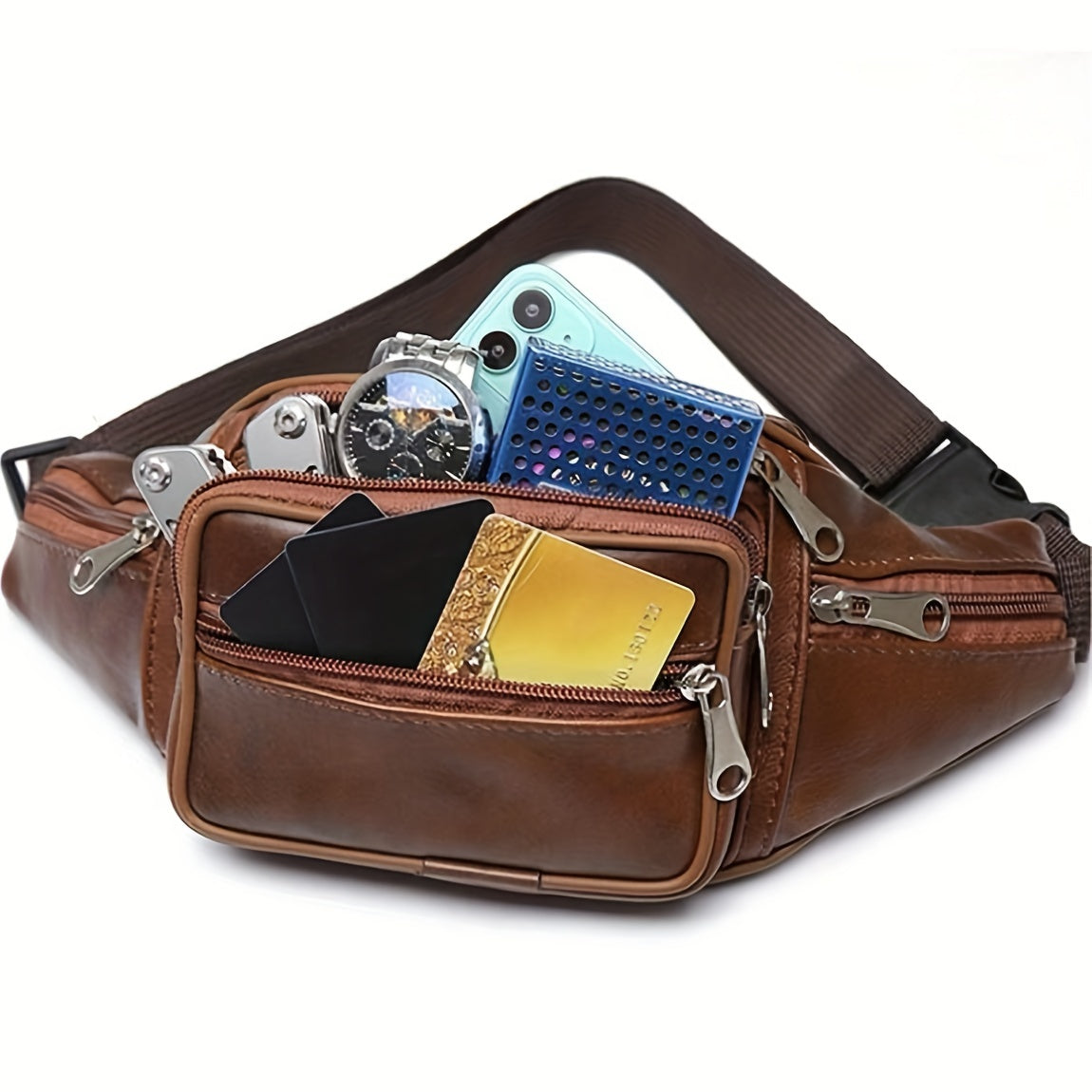 Alexander | Genuine Leather Men's Waist Chest Bag