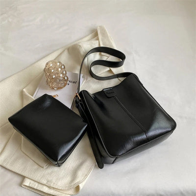 Layla® | Vegan Premium Leather Set of Bags + Pouch (Free)