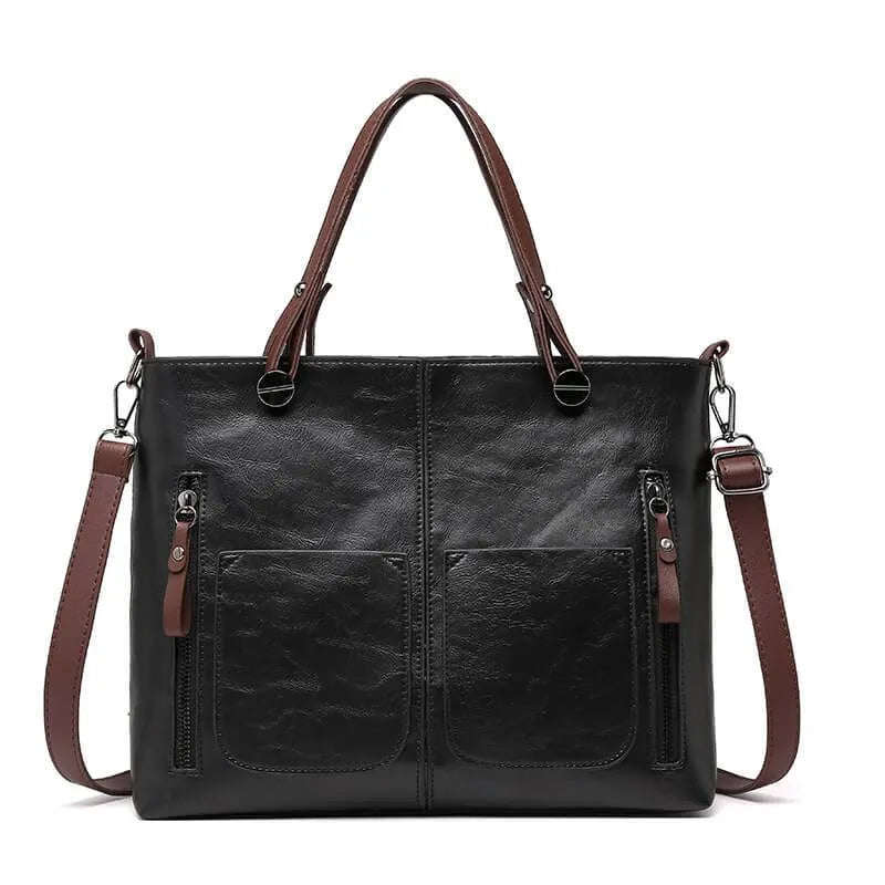 Victoria's Timeless Elegance | Leather Shoulder Bag