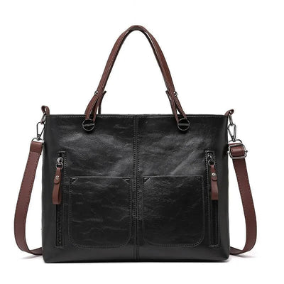 Victoria's Timeless Elegance | Leather Shoulder Bag