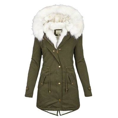 Olive® |  Winter Jacket with Fur Lining