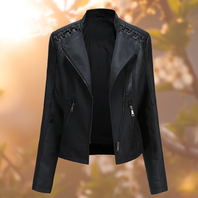 Daphne® | The Elegant Vegan Leather Jacket