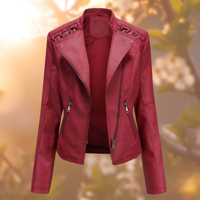 Daphne® | The Elegant Vegan Leather Jacket