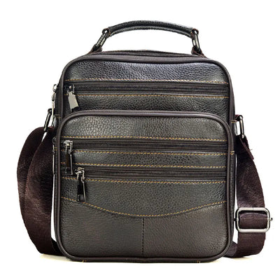 William | Mid-Size Genuine Leather Bag