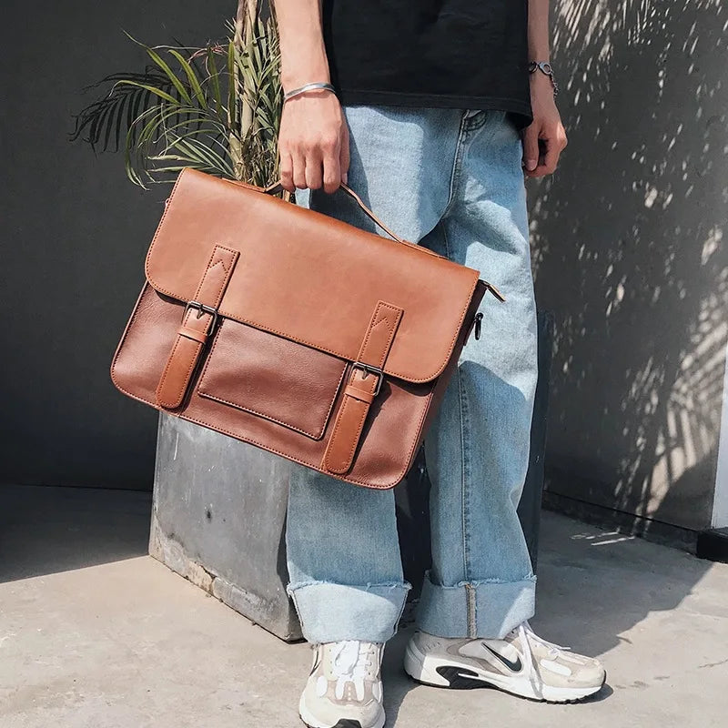 Edward | Retro Crossbody Leather Handbag