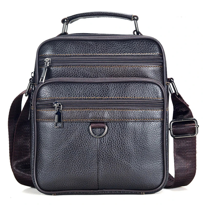 William | Mid-Size Genuine Leather Bag