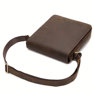 Hugh | Vintage Genuine Leather Satchel Bag