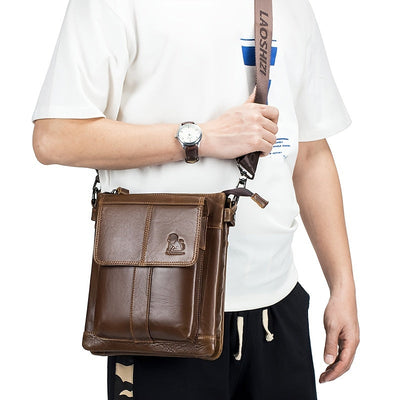 Harry | Multi-Functional Leather Shoulder Bag